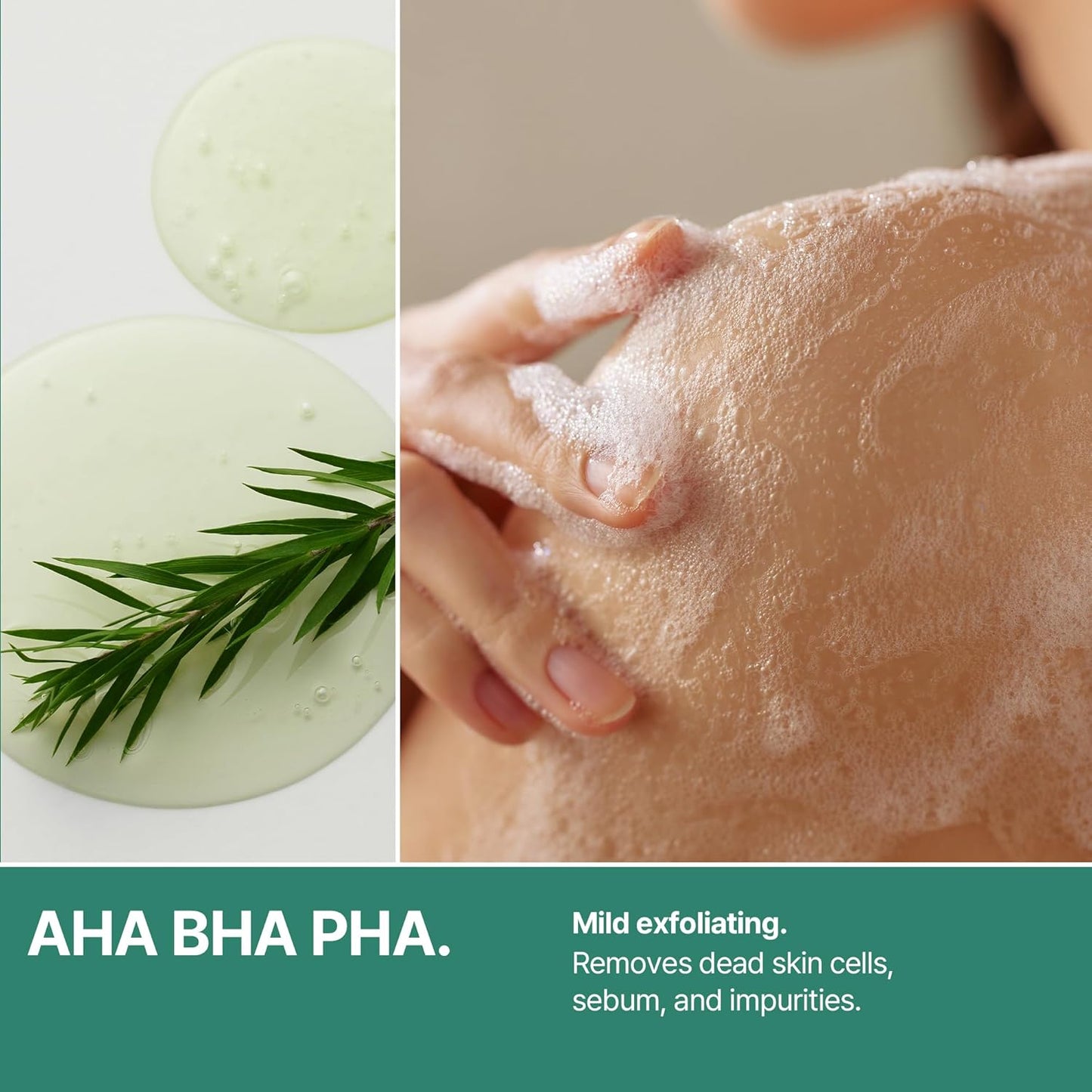 AHA BHA PHA 30 Days Miracle Acne Clear Body Cleanser 13.5Oz – Salicylic Acid & Tea Tree Acne Body Wash – Deep Cleansing, Sulfate & Paraben Free Korean Skin Care