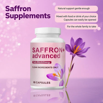Saffro Supplements | 10-In-1 with Saffron Extract, Vitamin C, Magnesium, Turmeric, & KSM-66 Ashwagandha | Boost Energy and Mood | 60 Capsules (1)